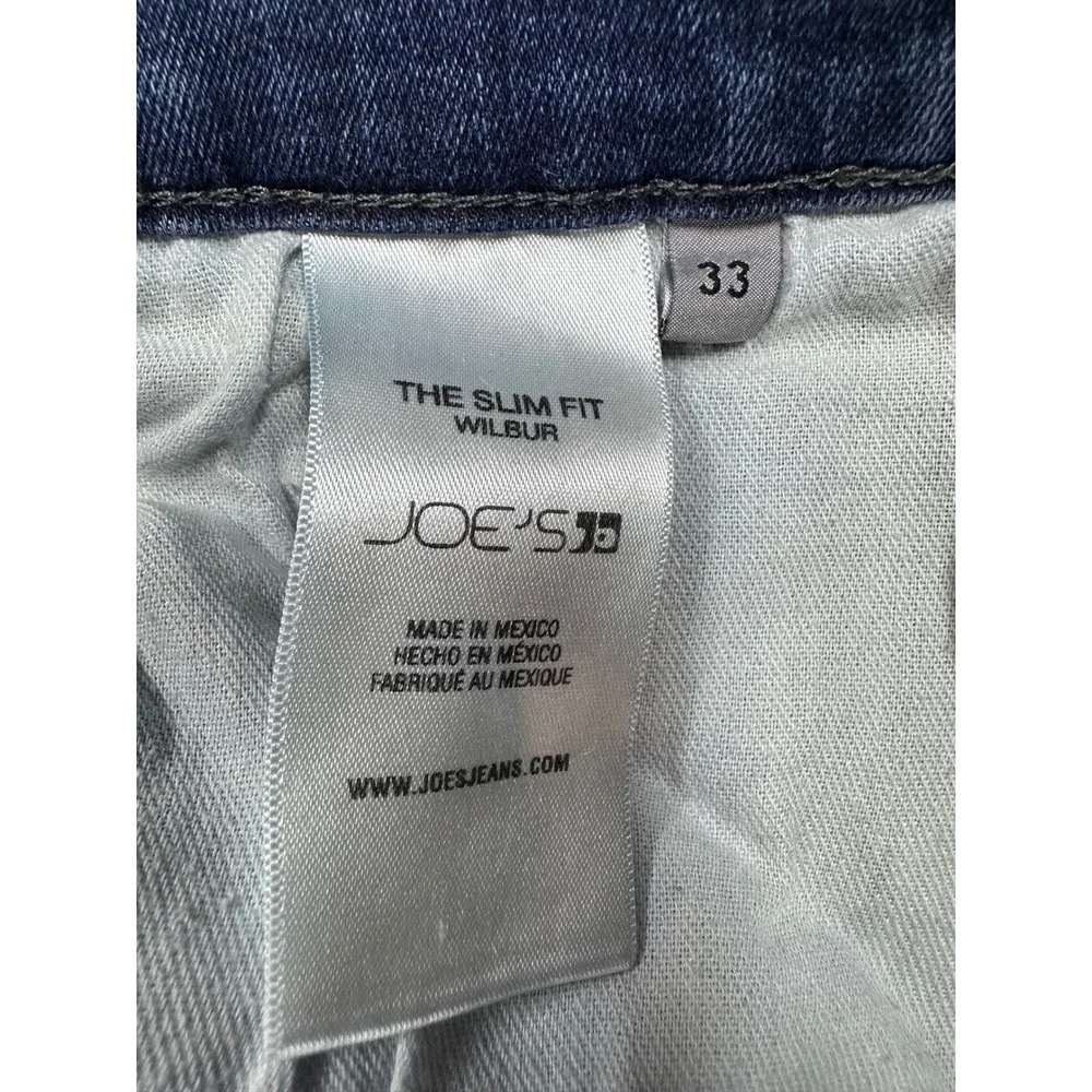 Joe's Jeans Mens The Slim Fit Wilbur Blue Medium Wash Denim Jeans 33 GVYWBU8215